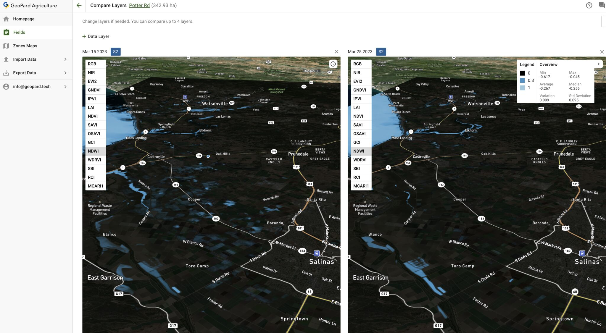 Use Case Tutorial: Flood Detection and Insurance Reporting with GeoPard Agriculture
